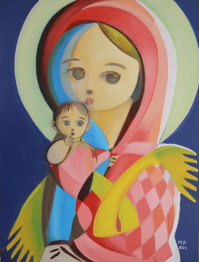 Peinture de la Vierge, Damay Martin