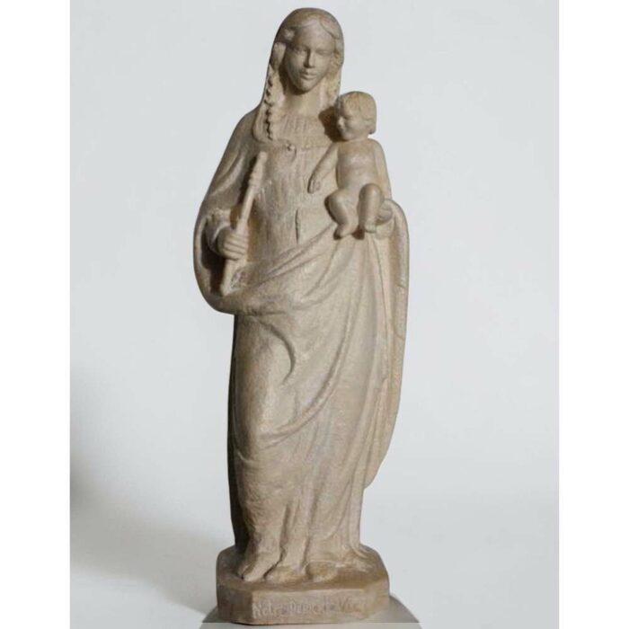 statue de notre dame de vie martin damay