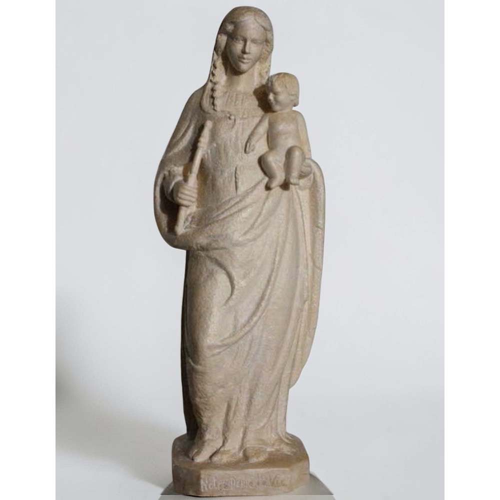 statue de notre dame de vie martin damay