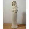 statue pierre sculptee naturelle vierge marie et enfant le pape