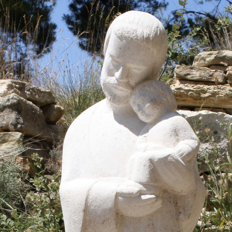 statue pierre sculptee sculpture saint joseph
