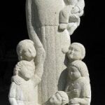 statue saint joseph pierre naturelle sculptée sculpture