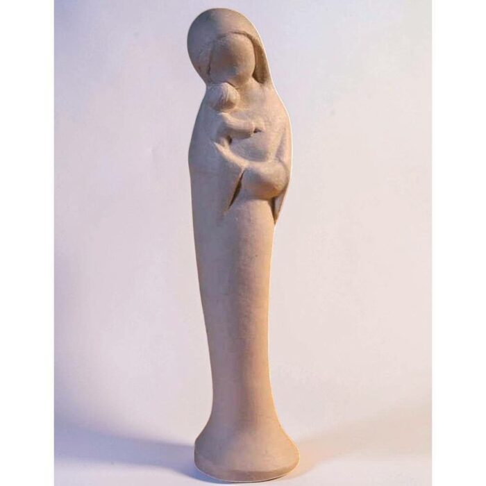 statuette de vierge de tendresse ton pierre martin damay