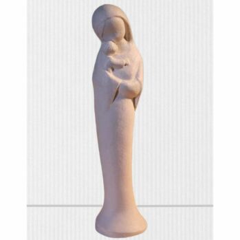 Statuette de Vierge à l’enfant stylisée Maternité de tendresse