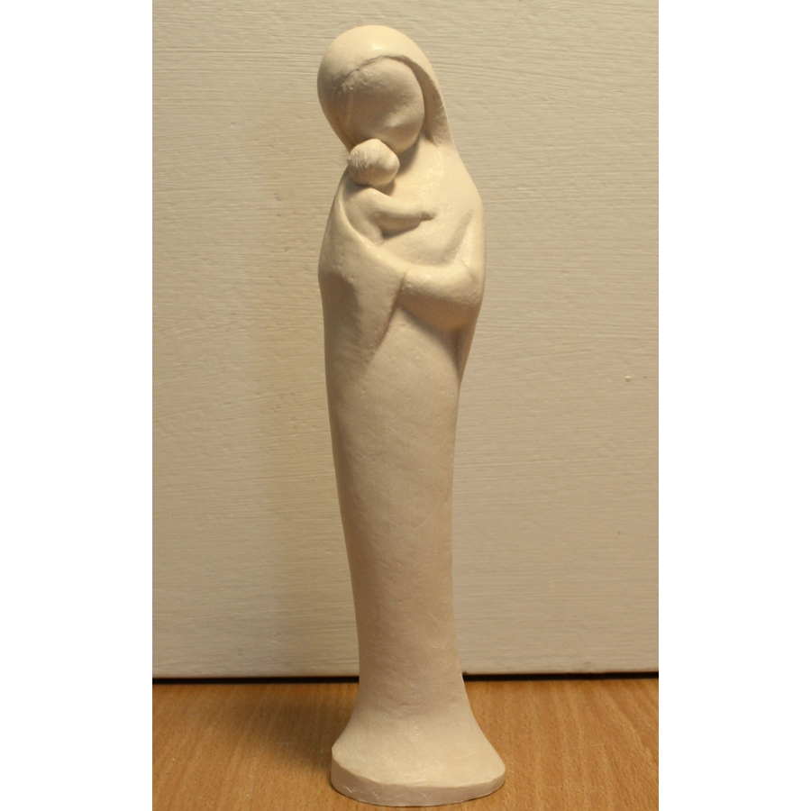 statuette religieuse maternité enfant sculpture martin damay