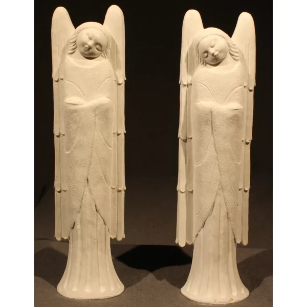 statuettes religieuses anges sculptes