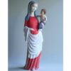 grande statue vierge marie eglise sculpture peinte image photo belle