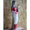 grande statue vierge marie eglise sculpture peinte chapelle belle