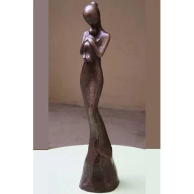 Sculpture de Mère de tendresse en bronze