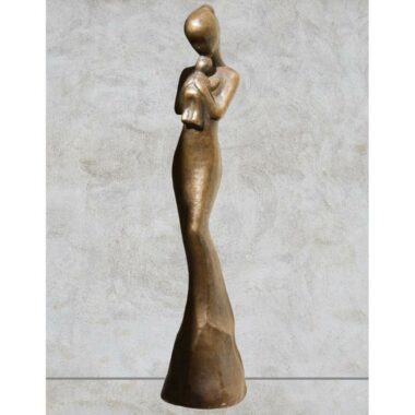 Sculpture de Mère de tendresse en bronze