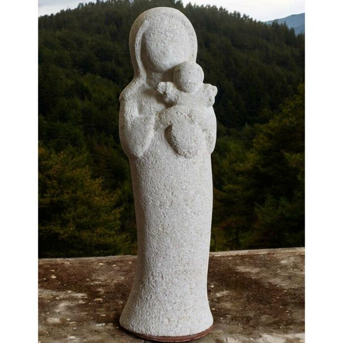 statue vierge en pierre exterieur statut image marie