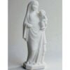 statue vierge marie religieux pierre exterieur sculpture