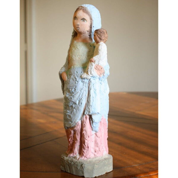 Notre Dame de France Statue de la Vierge Marie portant l’enfant
