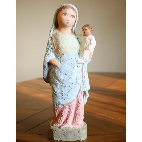 Notre Dame de France Statue de la Vierge Marie portant l’enfant