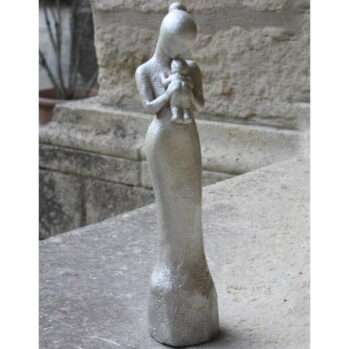 Statue de Vierge de tendresse, "Mère et enfant" en sculpture