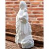 statue vierge pierre veritable exterieur blanche