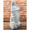 statue vierge pierre veritable exterieur blanche