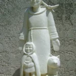 statue de saint pierre sculpture martin damay