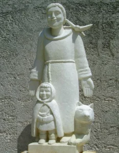 statue de saint pierre sculpture martin damay