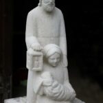 sculpture sur pierre naturelle sculptee statue martin Damay Saône et Loire