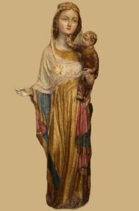 notre dame beauregard orgon statue vierge marie chapelle