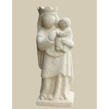 Sculptures de vierges en Pierre de 35 à 45 cm
