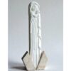 statue de vierge en pierre sculpture de style art-deco