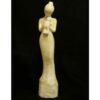 mere et enfant tendresse vierge sculpture statue pierre beige