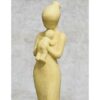 sculpture maternité mere et enfant statuette statue pierre exterieur tendresse