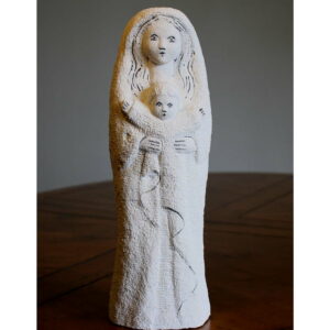 vierge à l'enfant statue unique sculpture marie