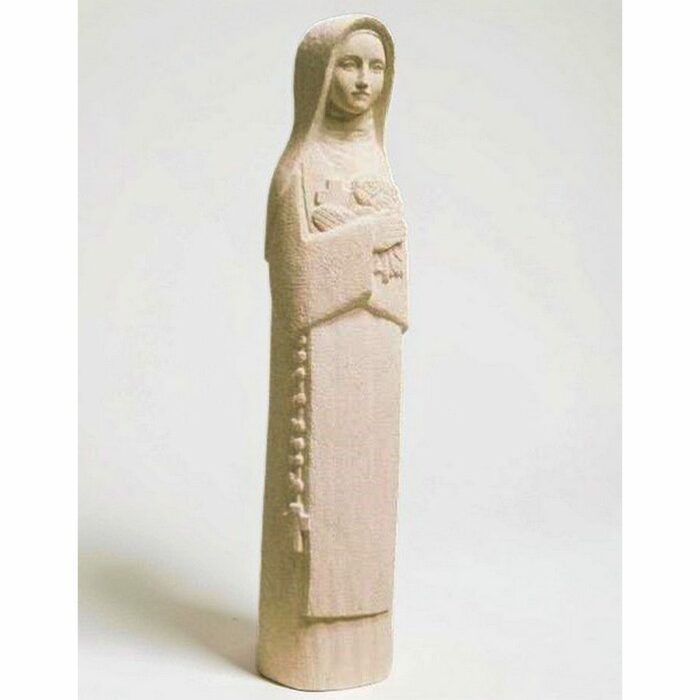 statue en pierre de sainte therese de l'enfant jesus