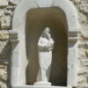 statue pierre image photo stone vierge niche exterieur sculpture