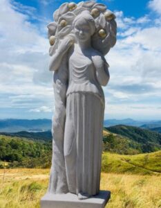 sculpteur statue pierre exterieur classique statut