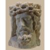 tete christ sculpture pierre exterieur