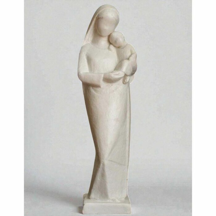 statuette de vierge de tendresse ton pierre martin damay