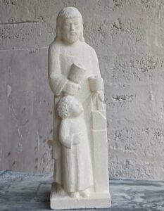 statue en pierre exterieur