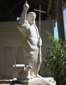 statue saint jean baptiste pierre sculpture martin damay