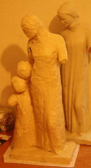 sainte angele merici statue uzès pierre sculpture martin damay