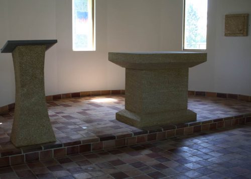 autel en pierre sculpture tailleur de pierre martin damay eglises