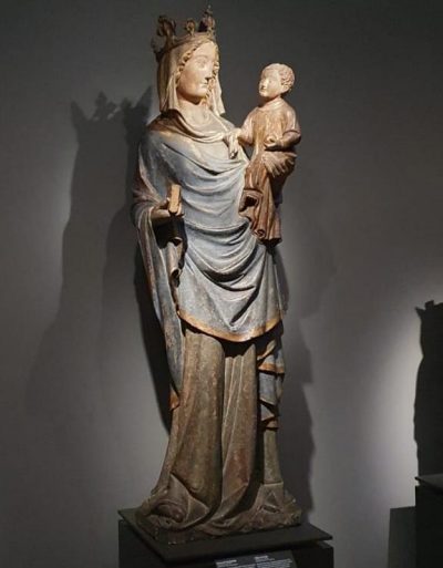 histoire vierge statue marie enfant notre dame pierre martin damay