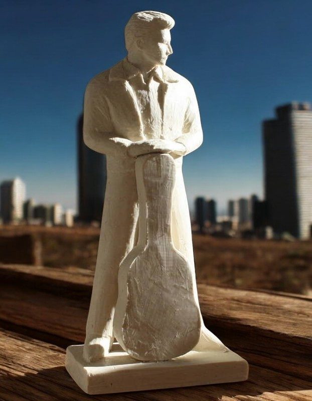 statue de johnny modele pour pierre exterieur