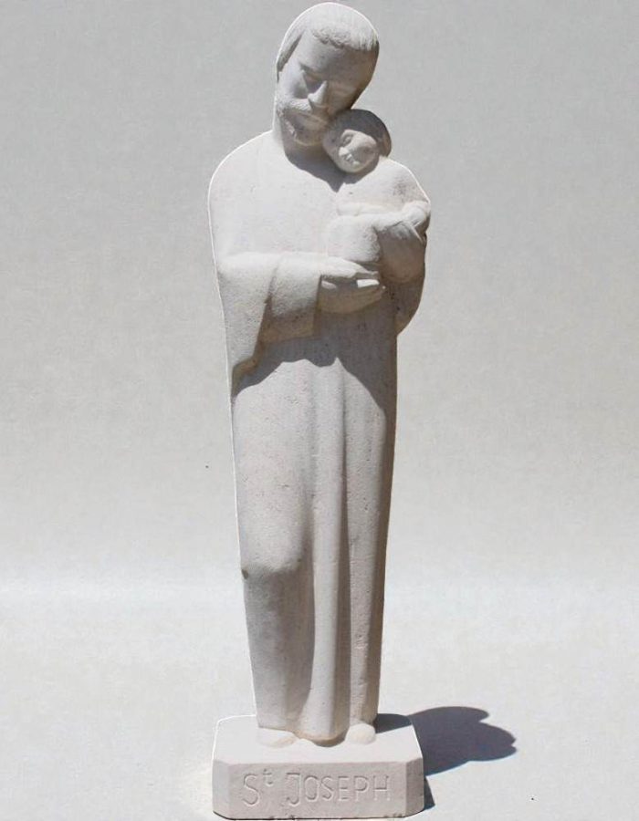 statue de st Joseph en pierre