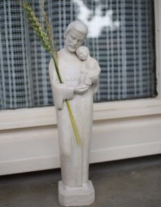 joseph statue de saint joseph en pierre sculpture sculté