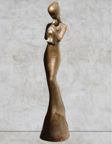 Sculpture en bronze dans la boutique