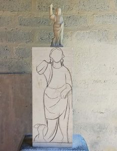 statue saint jean baptiste pierre