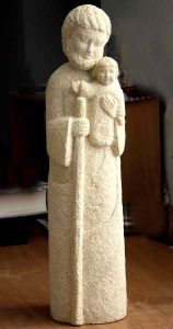 statue saint joseph sculpte pierre martin damay sculpteur