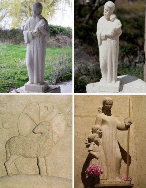statues statut saint sint pierre naturelle sculpture religieux art