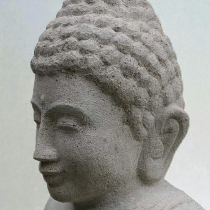 tete de boudha en pierre martin damay
